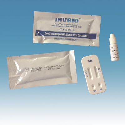 Anticorpo rápido IgG do teste da gravidez de Toxo do Toxoplasma de INVBIO/painel combinado sangue de IgM