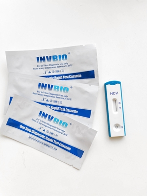 Plasma rápido do soro de sangue de Kit Strip Cassette For Whole do teste da hepatite C de Hcv