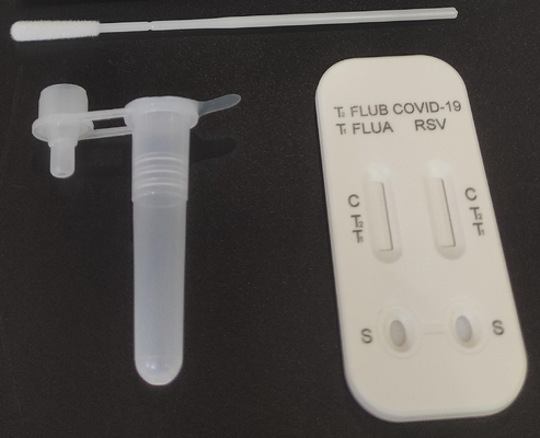 Antígeno 3 de auto-teste da gripe RSV de COVID 19 em 1 CE combinado Mark do teste da casa