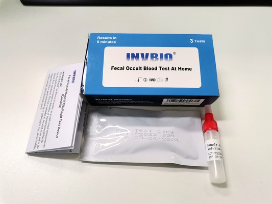 Fobt imunológico humano Kit Fecal Occult Blood Test em casa
