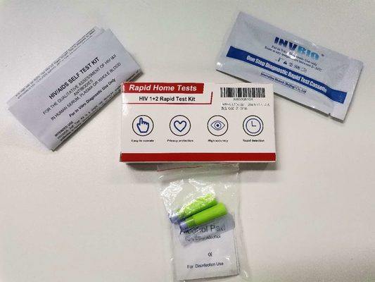 os jogos rápidos diagnósticos do teste do Hiv do sangue 25pcs inteiro em casa usam de auto-teste