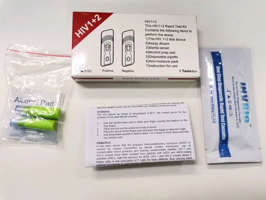 Testes rápidos de sangue inteiro de uso doméstico