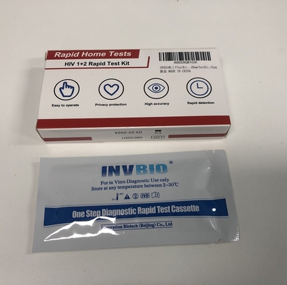 A picada rápida do dedo determina a análise de sangue rápida Kit Ce Iso Certificate do Hiv do STD
