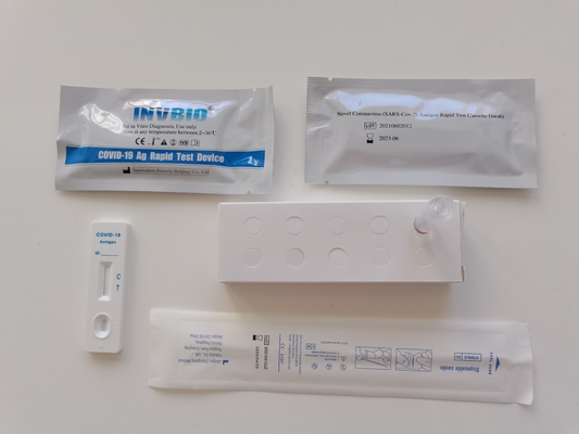 teste rápido Kit With Germany Bfarm de 1pcs/Box Invbio em casa Covid