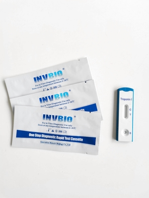 1.0ng/Ml teste rápido Kit Device Serum do Troponin I/antígeno do plasma