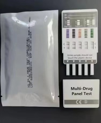 Cartão alto do mergulho da Multi-droga do painel de Kit Private 10 do teste do abuso de drogas da sensibilidade