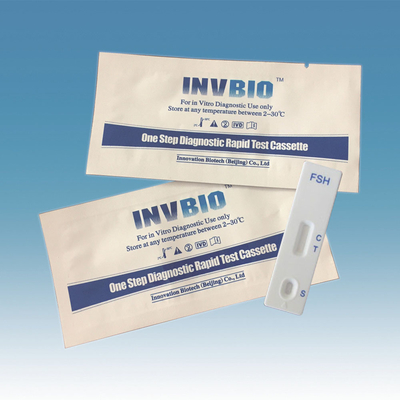 Cartão do teste da menopausa da fertilidade FSH da urina