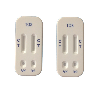 Teste Kit Colloidal Gold Chromatography da casa do Toxoplasmosis de IgG IgM TOXO