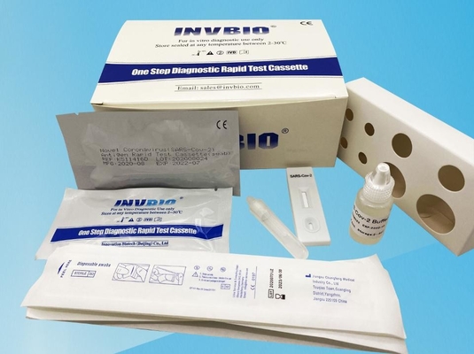 Gaveta do teste do antígeno de Covid 19 Coronavirus Rtk e teste rápidos do pirulito da saliva