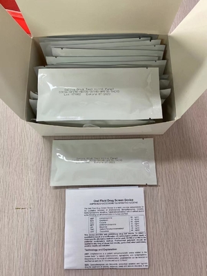 Da droga oral da saliva de 6 painéis teste fluido oral Kit At Home