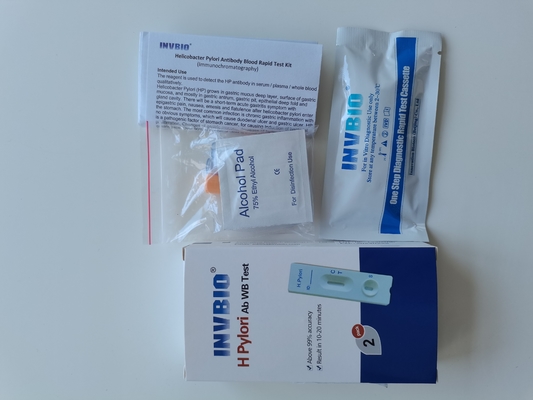Dos piloros sensíveis do hospital H de 100% cartão rápido do sangue inteiro do teste do Ab para humano