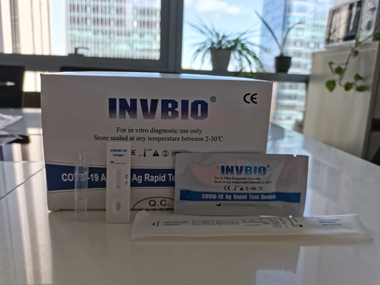 CE fluido oral do jogo do teste COVID-19 marcado para testes do auto
