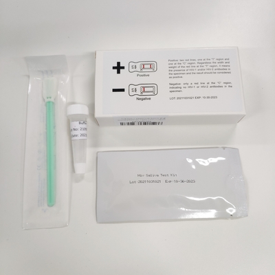 Kits de teste rápido para detecção de HIV de anticorpos para doenças infecciosas, plasma de sangue total, amostra de saliva 25 testes