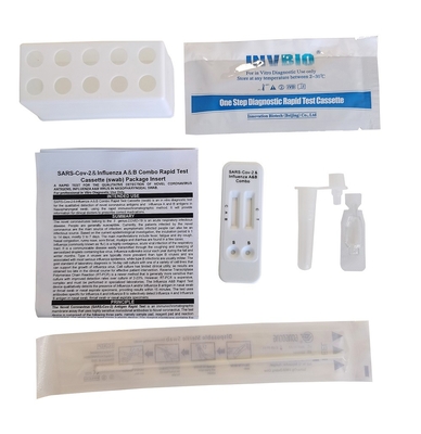 Antígeno Kit Influenza Flu de auto-teste do Ce um B e um combinado nasal Covid-19 AG