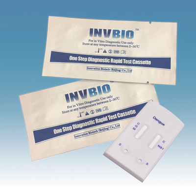 Diagnóstico combinado rápido do antígeno dos jogos NS1 do teste da dengue de INVBIO e do anticorpo de IgG/IgM