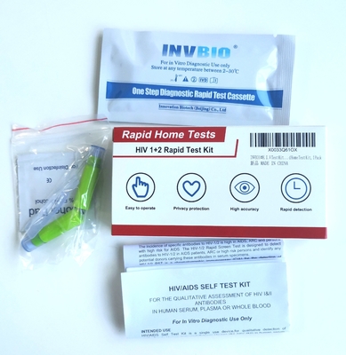 Hiv rápido Kit In Whole Blood/soro/plasma do teste da marcação de Ce