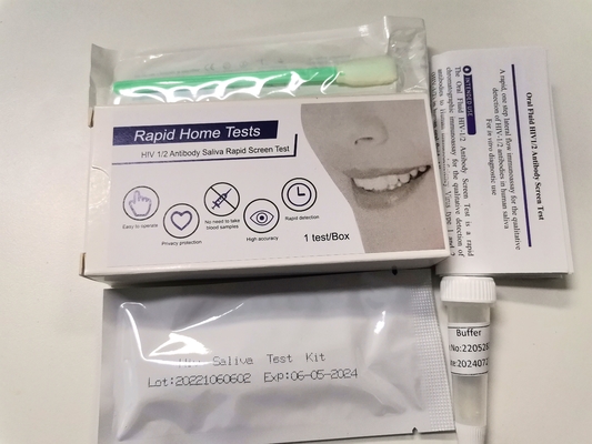 Anticorpo rápido dos jogos Hiv-1/2 do teste do Hiv da saliva avançada
