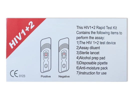 teste de diagnóstico 40pcs rápido Kit For Ag Ab Syphilis e SIDA do Hiv