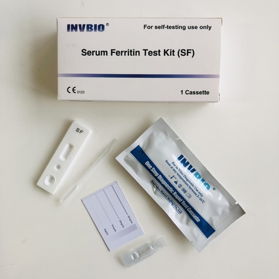 Teste de teste Kit Serum Ferritin Levels Rapid da anemia do auto do Ce de Invbio em casa