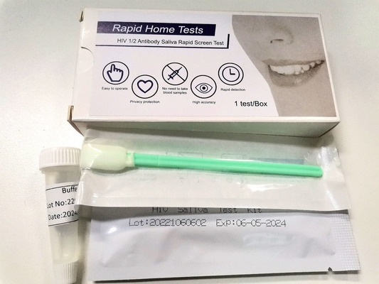 Em casa saliva rápida dos jogos do teste do Hiv da certificação 1+2 do Fsc sem sangue