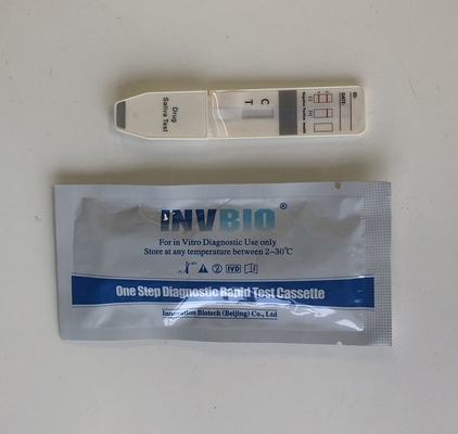 Teste de exame fluido oral do teste rápido da saliva do BERÇO de Cotinine com precisão de 99%