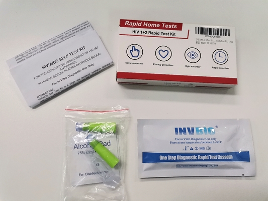 SIDA rápido dos jogos VIH do teste do Hiv do sangue do VIH 1+2 que testa CE aprovado