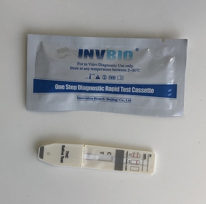Teste da saliva de Kit Single THC do teste do abuso de drogas de Cannabinoid