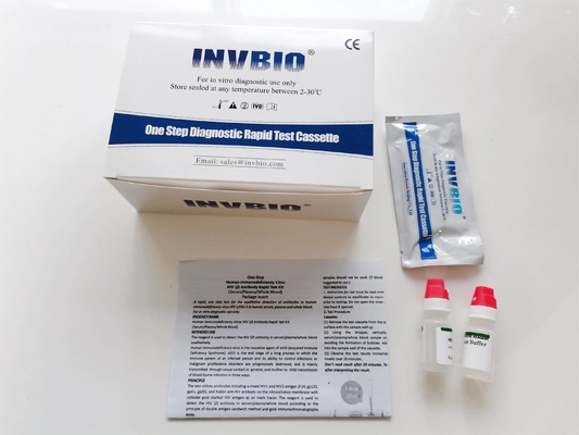 Teste aprovados Kit All Medical Device rápido do Hiv 1 dos anticorpos do Ce 2