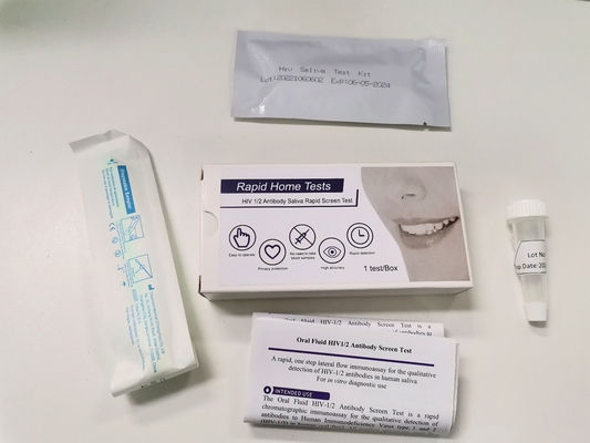 Uma etapa ajuda ao teste combinado Kit Saliva/diagnóstico médico oral do Hiv