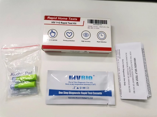 Um Hiv 1 e 2 teste Kit Convenient Whole Blood do diagnóstico do auto da etapa