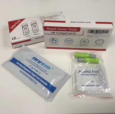 Teste 1/2 rápido sensível alto Kit Home Use do Hiv