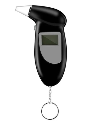 Corrente chave do bafômetro do álcool de Digitas Bactrack do carro de polícia com pilha alcalina
