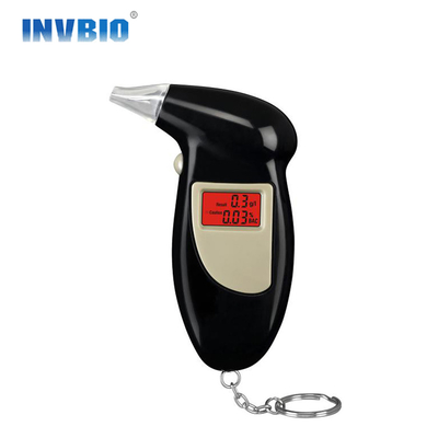 Corrente chave do bafômetro do álcool de Digitas Bactrack do carro de polícia com pilha alcalina