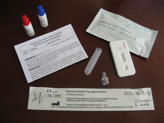 Cartão médico da clamídia do teste de diagnóstico para o uso profissional