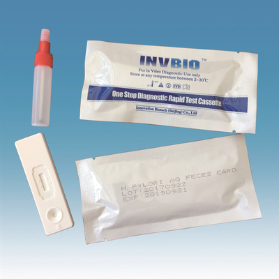 Gavetas diagnósticas médicas da tira de teste do tamborete do antígeno dos piloros de Helicobacter H