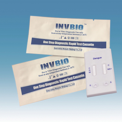 Verificação tropical Ns1 combinado Igg/teste rápido da dengue da doença da sensibilidade alta de Igm