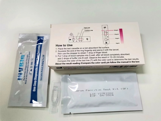 Teste Kit Rapid Diagnostic Device do Ferritin do soro da detecção atempada