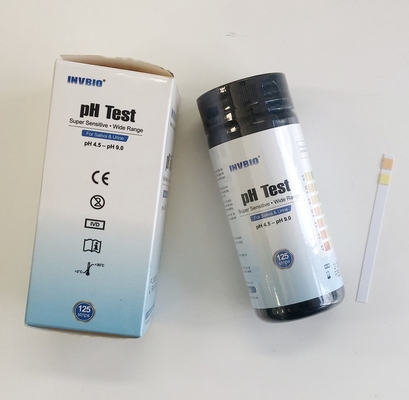 4.5 a 9.0 Acidez e Alcalinidade Saliva Ph Test Strips Usar em casa