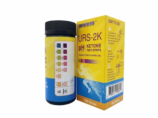 O teste do pH do Keto da urinálise em um Ce Fsc do Fda da tira da urina aprovou