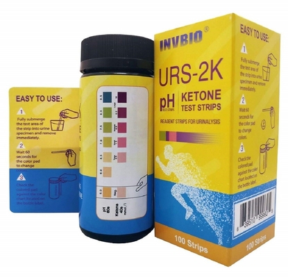 Urs-1232 60s Keto Urine Strips aprovado pela FDA
