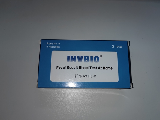 Análise de sangue oculto fecal Kit Home Use Quick Detection da etapa 1pcs um diagnóstica rápida