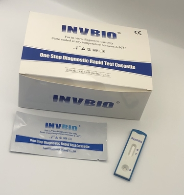 Teste de diagnóstico rápido Kit Std Syphilis Screening Test de Vdrl com malote selado