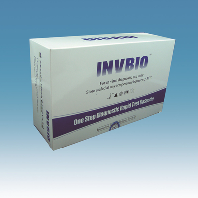 Cartão de teste de antígeno de 98% em um passo para autoteste Influenza A+B Combo