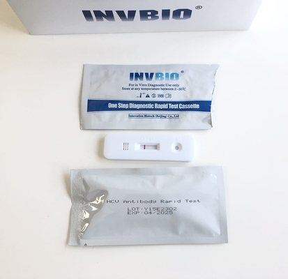Invbio Saliva Teste Rápido Hep C Antibody Levels Cassete de Triagem Hcv