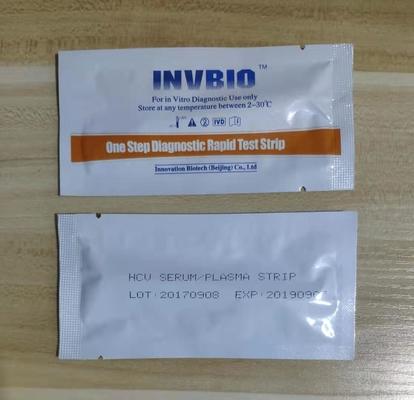 Hep C Antibody Hcv Test Strip Diagnóstico de Triagem de Hepatite C 100 Testes / Caixa