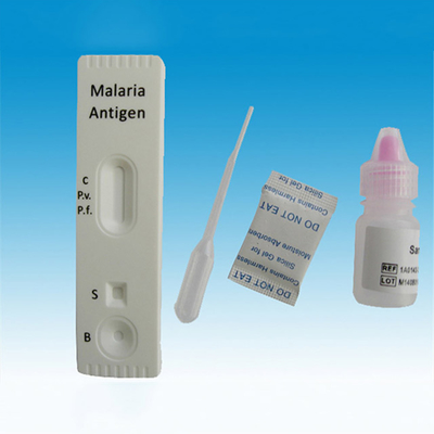 Um uso rápido da casa do teste do cartão da malária diagnóstica médica da etapa