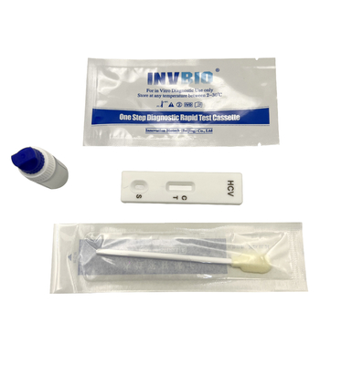 Um teste Kit Self Use Fast Result de Hcv da aprovação do Ce da etapa com saliva
