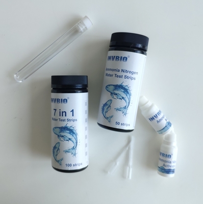 Teste de água de aquário Invbio de alta precisão Listas de amônia nitratos Teste de chumbo do tanque de peixe