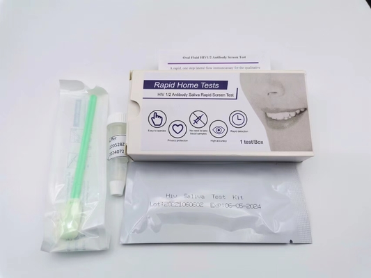 99% Oraquick Saliva Hiv Precisão do exame de esfregaço oral Invbio In Vitro Diagnostic Use