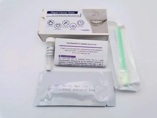 99% Oraquick Saliva Hiv Precisão do exame de esfregaço oral Invbio In Vitro Diagnostic Use